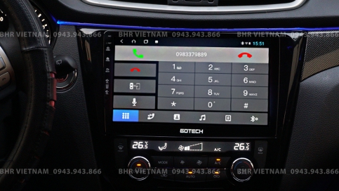 Màn hình DVD Android xe Nissan Xtrail 2017 - nay | Gotech GT10 Pro